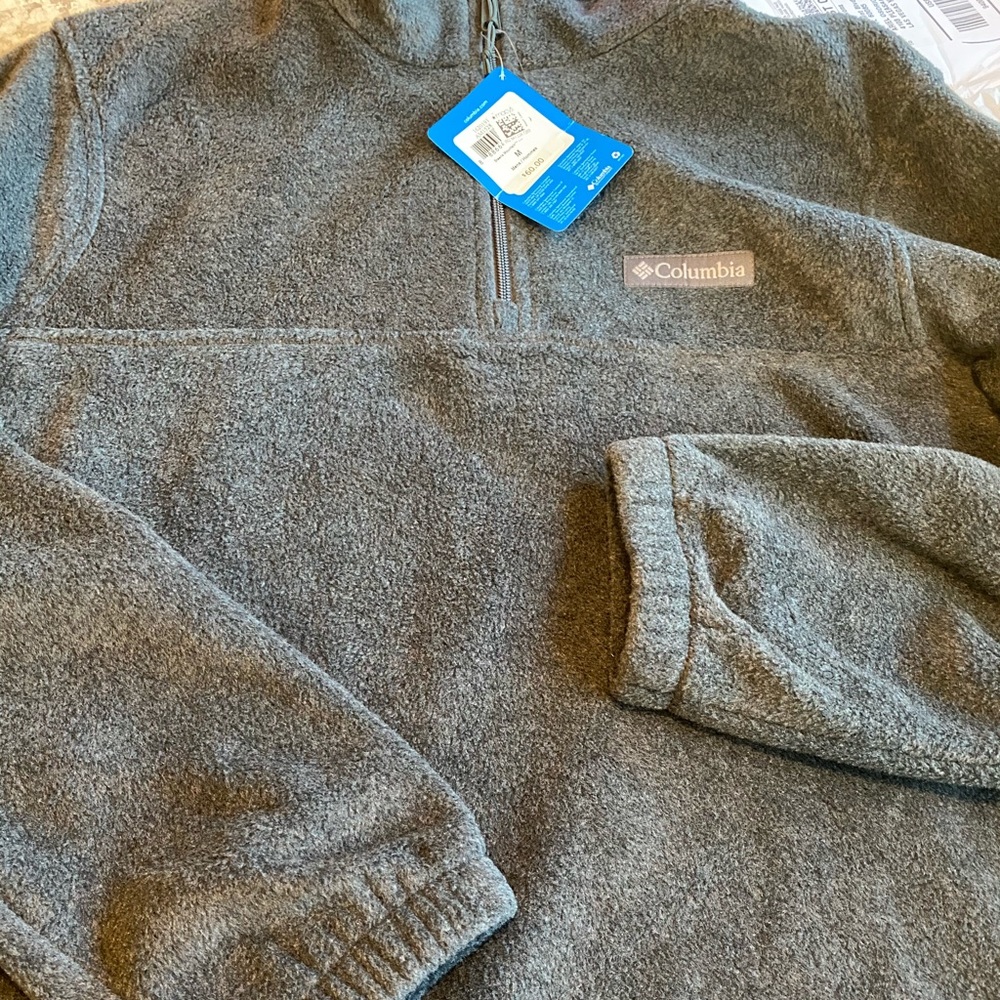 Columbia Grey Men’s Fleece 3/4 ZIP